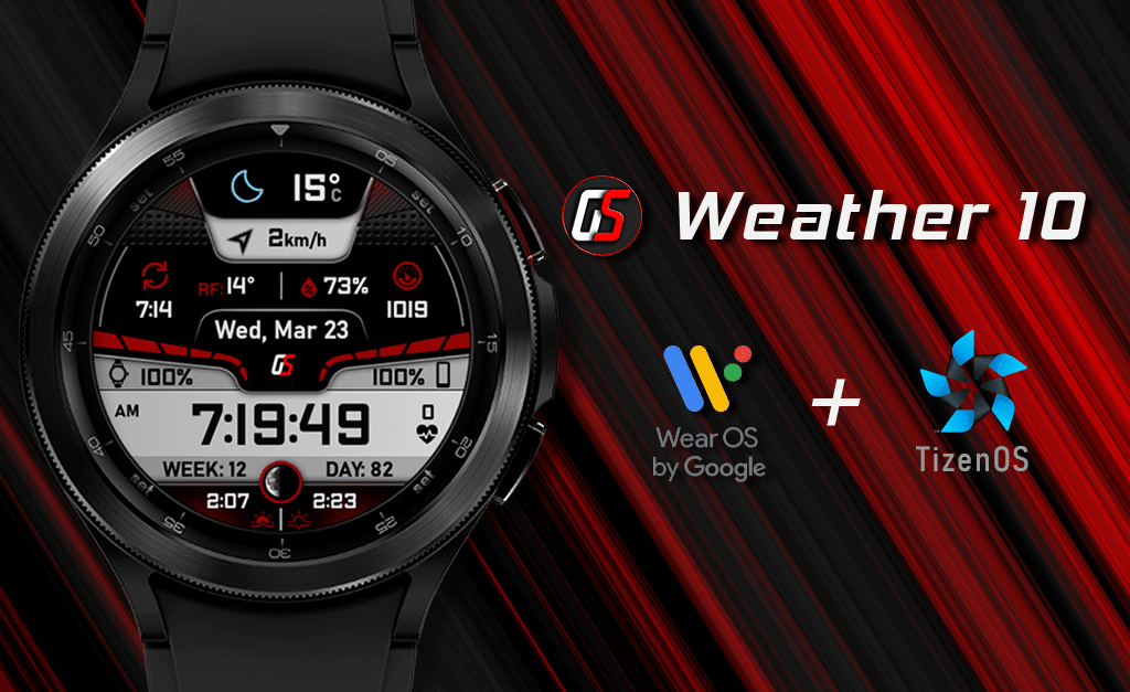 GS Weather 10 available for both Wear and Tizen OS